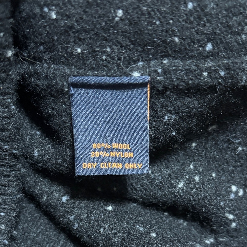 Donald Ross Sport Spyglass Hill Wool Blend Hoodie Sweater Black - Picture 6 of 6